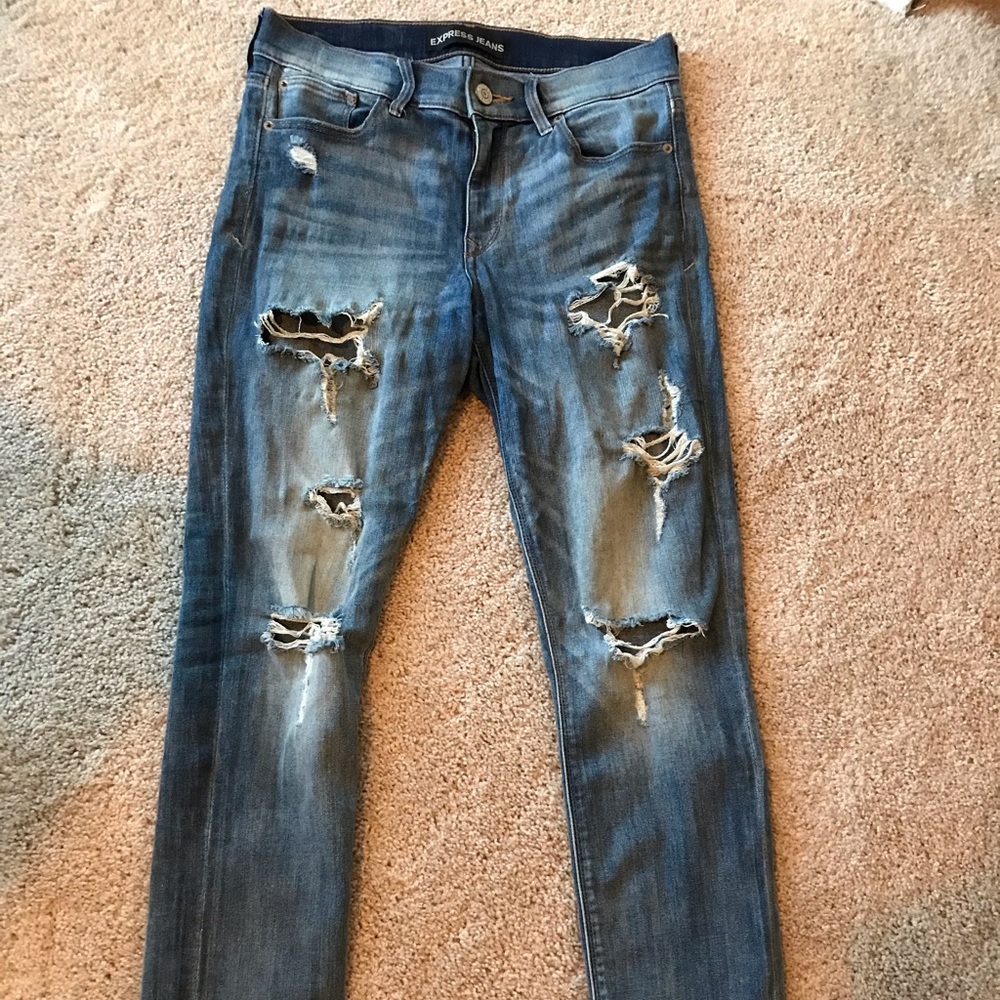 Jeans, Distressed